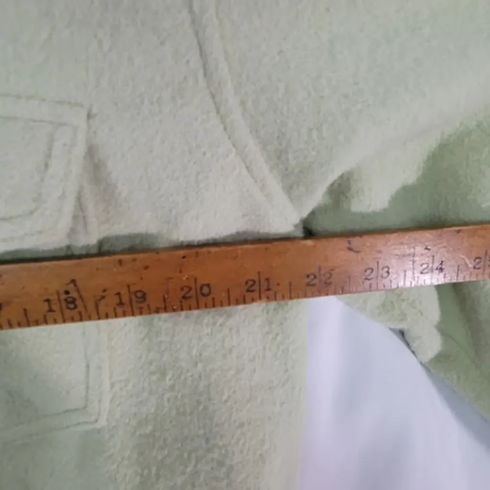 Joie- NWT- Sage green- felted button up shacket- size Large - Picture 6 of 8